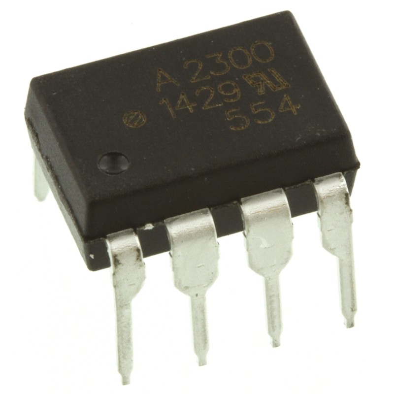 1 pcs - Broadcom, HCPL-2300-000E DC Input Logic Gate Output Optocoupler, Through Hole, 8-Pin DIP