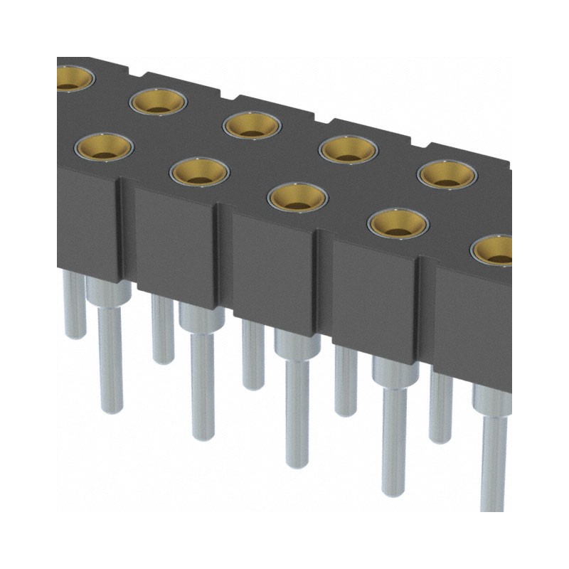 1 pcs : 803-93-072-10-002000 - CONN RCPT 72POS 0.1 GOLD PCB