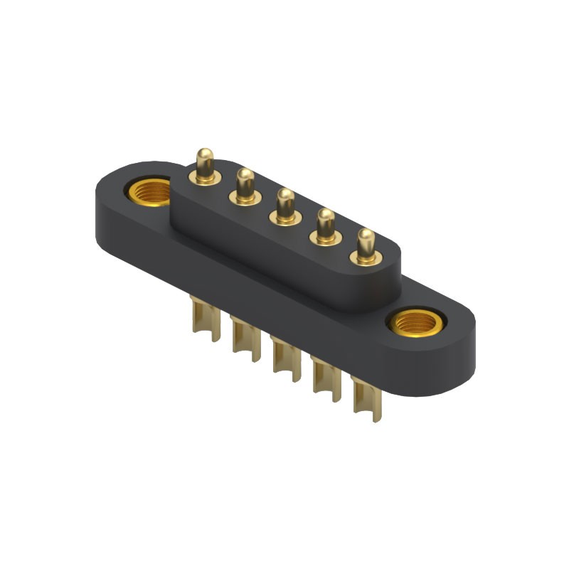 1 pcs : 868-22-005-00-011101 - CONN SPRING PISTON 5POS SLD PCB