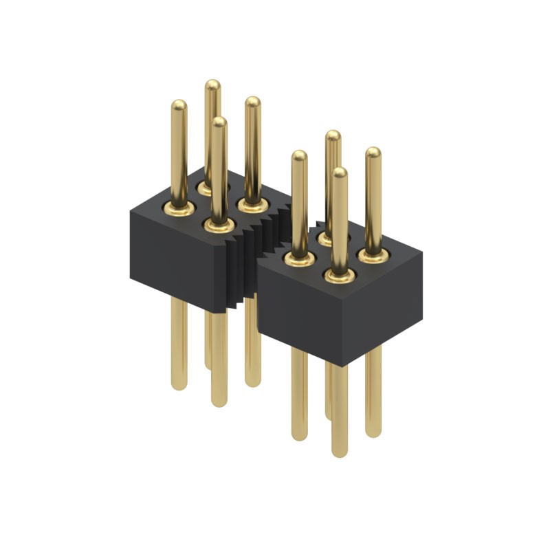 1 pcs : 852-10-100-10-001000 - CONN HEADER VERT 100POS 1.27MM