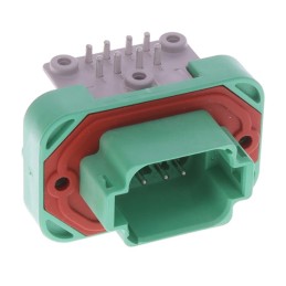 1 pcs : DT13-08PC - CONN HEADER R/A 8POS