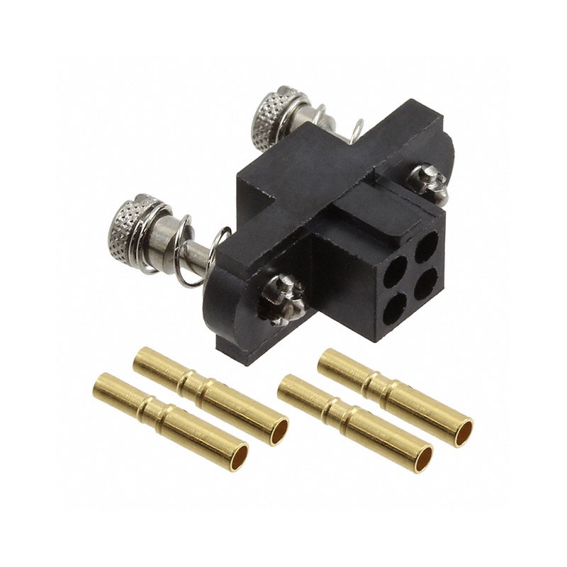 1 pcs : M80-4C10405FC - CONN RCPT 4P CRIMP 24-28AWG GOLD