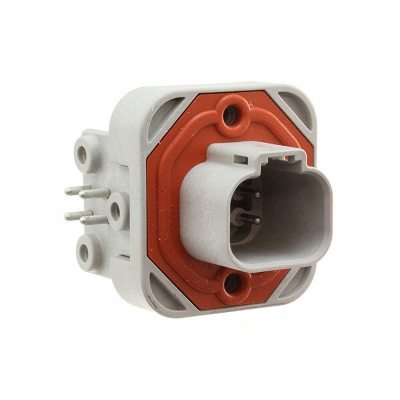 1 pcs : DT13-4P - CONN HEADER R/A 4POS 4.44MM