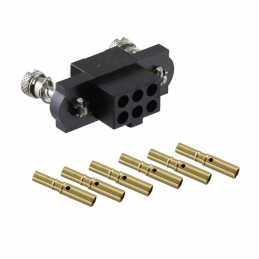 1 pcs : M80-4D10605FC - CONN RCPT 6POS CRIMP 22AWG GOLD