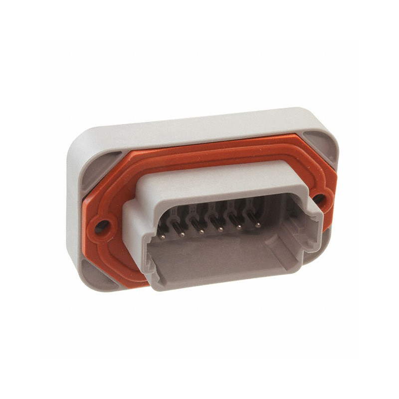 1 pcs : DT13-12PA - CONN HEADER R/A 12POS 4.44MM