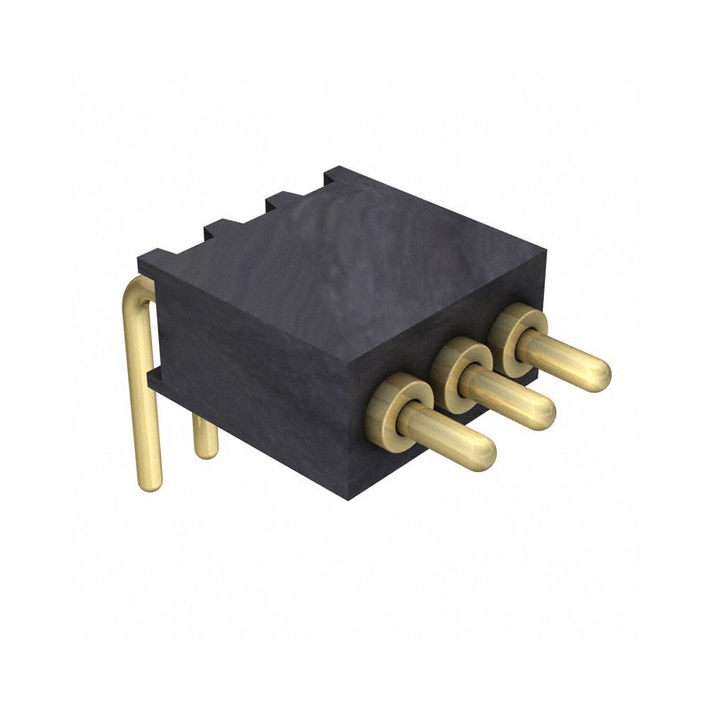 1 pcs : 854-22-003-20-001101 - CONN SPRING PISTON 3POS R/A PCB