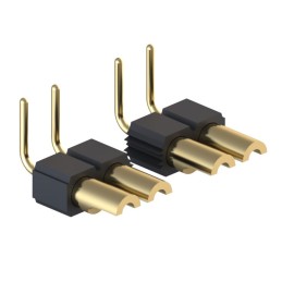 1 pcs : 380-10-110-10-003000 - CONN HDR STRIP SOLDER 10POS GOLD