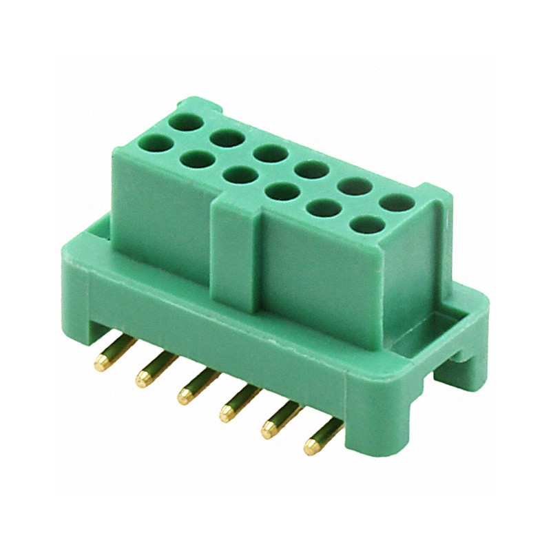 1 pcs : G125-FS11205L0P - CONN RCPT 12POS 0.049 GOLD SMD