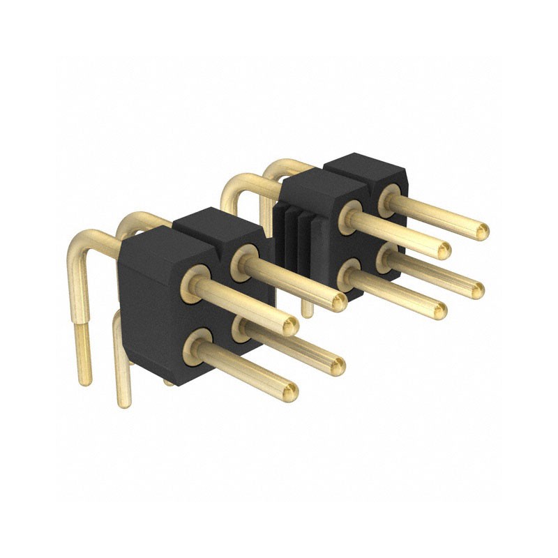 1 pcs : 802-10-072-20-001101 - CONN HEADER R/A 72POS 2.54MM