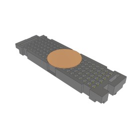 1 pcs : LPAF-20-03.0-L-06-2-K-TR - CONN ARRAY RCPT 120POS SMD GOLD