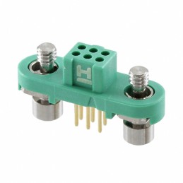 1 pcs : G125-FV10605F1P - CONN RCPT 6POS 0.049 GOLD PCB