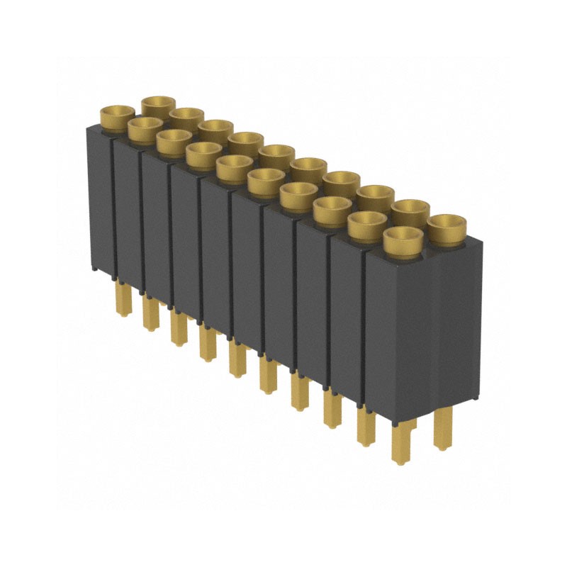 1 pcs : ESD-110-G-03 - CONN SOCKET 20POS 0.1 GOLD PCB