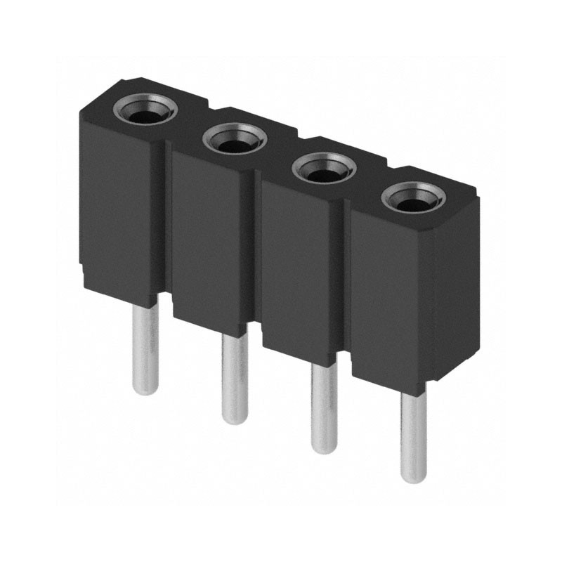 1 pcs : 801-99-004-10-012000 - CONN RCPT 4POS 0.1 TIN-LEAD PCB