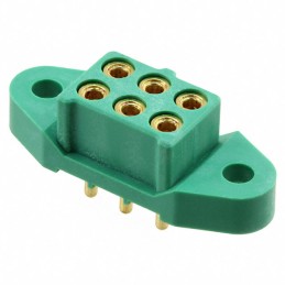 1 pcs : M300-FV3064500 - CONN RCPT 6POS 0.118 GOLD PCB