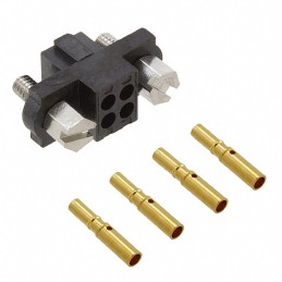 1 pcs : M80-4610405 - CONN RCPT 4P CRIMP 24-28AWG GOLD