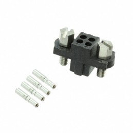 1 pcs : M80-4600442 - CONN RCPT 4POS CRIMP 22AWG GOLD