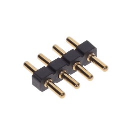 1 pcs : 800-10-004-10-004000 - CONN HEADER VERT 4POS 2.54MM