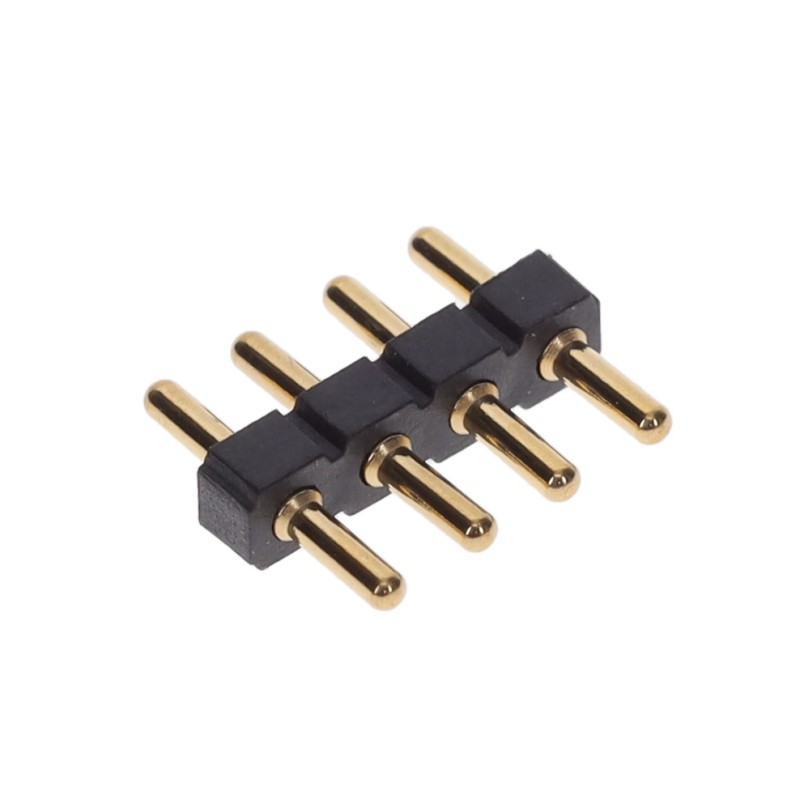 1 pcs : 800-10-004-10-004000 - CONN HEADER VERT 4POS 2.54MM