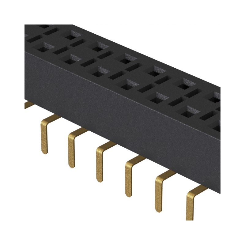 1 pcs : HLE-130-02-G-DV-PE-BE - CONN RCPT 60POS 0.1 GOLD PCB