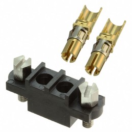 1 pcs : M80-4000000F1-02-325-00-000 - CONN RCPT 2POS SOLDER 12AWG GOLD