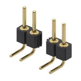 1 pcs : 800-10-064-20-001000 - CONN HEADER R/A 64POS 2.54MM