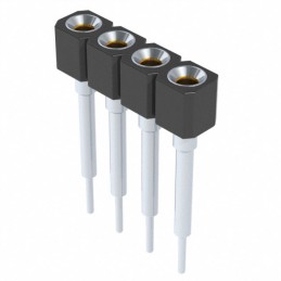 1 pcs : 316-93-104-41-007000 - CONN SOCKET 4POS 0.1 GOLD PCB