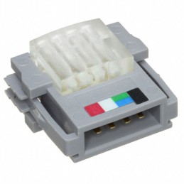 1 pcs : DCN4-BR4D - CONN PLUG 4POS IDC