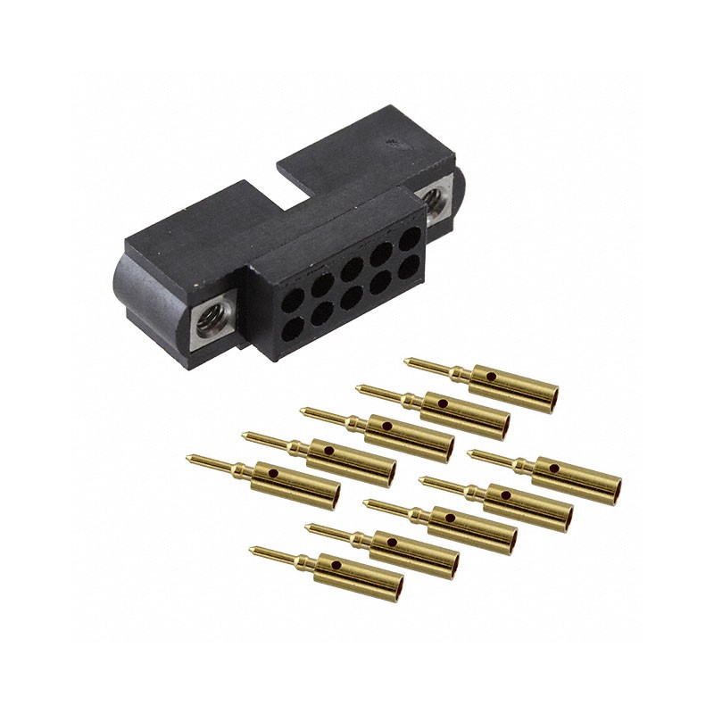 1 pcs : M80-5601005 - CONN HEADER 10P CRIMP 22AWG GOLD