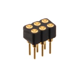 1 pcs : 832-10-006-10-004000 - CONN SPRING TARGET 6POS PCB