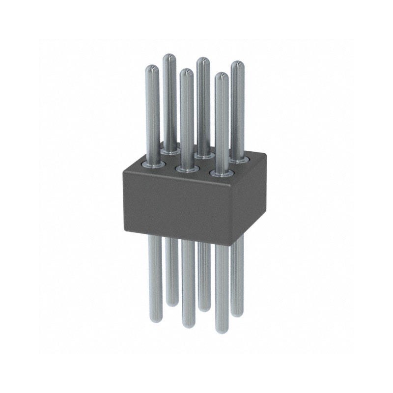 1 pcs : 852-90-006-10-001000 - CONN HEADER VERT 6POS 1.27MM