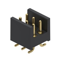 1 pcs : 802-10-006-30-052000 - CONN HEADER SMD 6POS 2.54MM