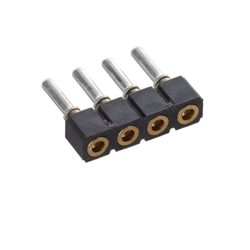 1 pcs : 714-93-104-31-018000 - CONN RCPT 4POS 0.1 GOLD PCB