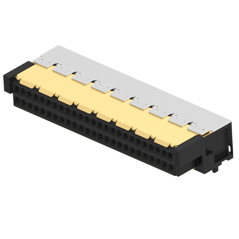 1 pcs : 284310-E - 50-PIN, RIGHT ANGLE, SMT