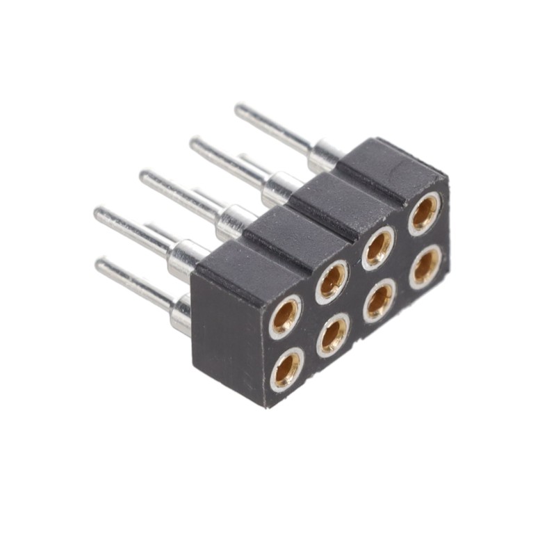 1 pcs : 833-43-008-10-001000 - CONN RCPT 8POS 0.079 GOLD PCB