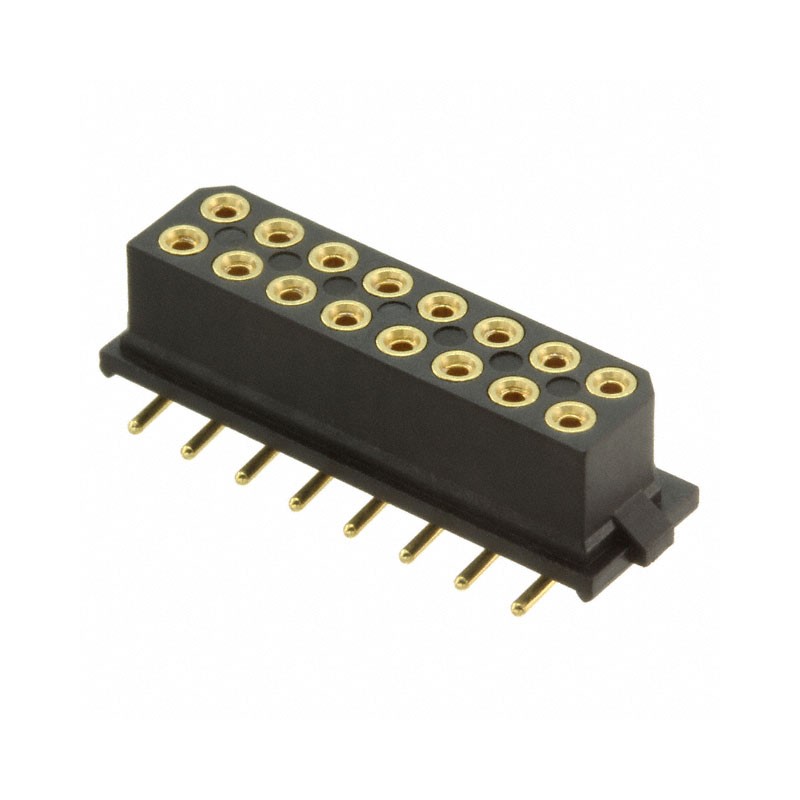 1 pcs : M80-6811645 - CONN RCPT 16POS 0.079 GOLD SMD