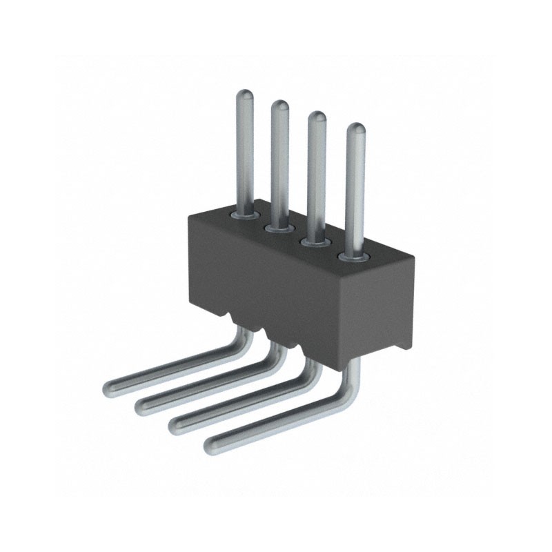 1 pcs : 850-40-004-20-001000 - CONN HEADER R/A 4POS 1.27MM