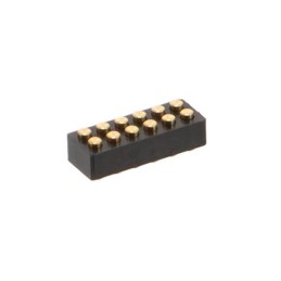1 pcs : 857-10-012-30-002000 - CONN SPRING TARGET 12POS SMD