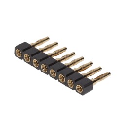 1 pcs : 346-11-108-41-013000 - CONN RCPT 8POS 0.1 GOLD PCB