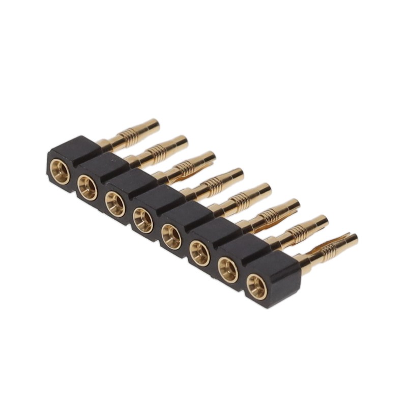 1 pcs : 346-11-108-41-013000 - CONN RCPT 8POS 0.1 GOLD PCB