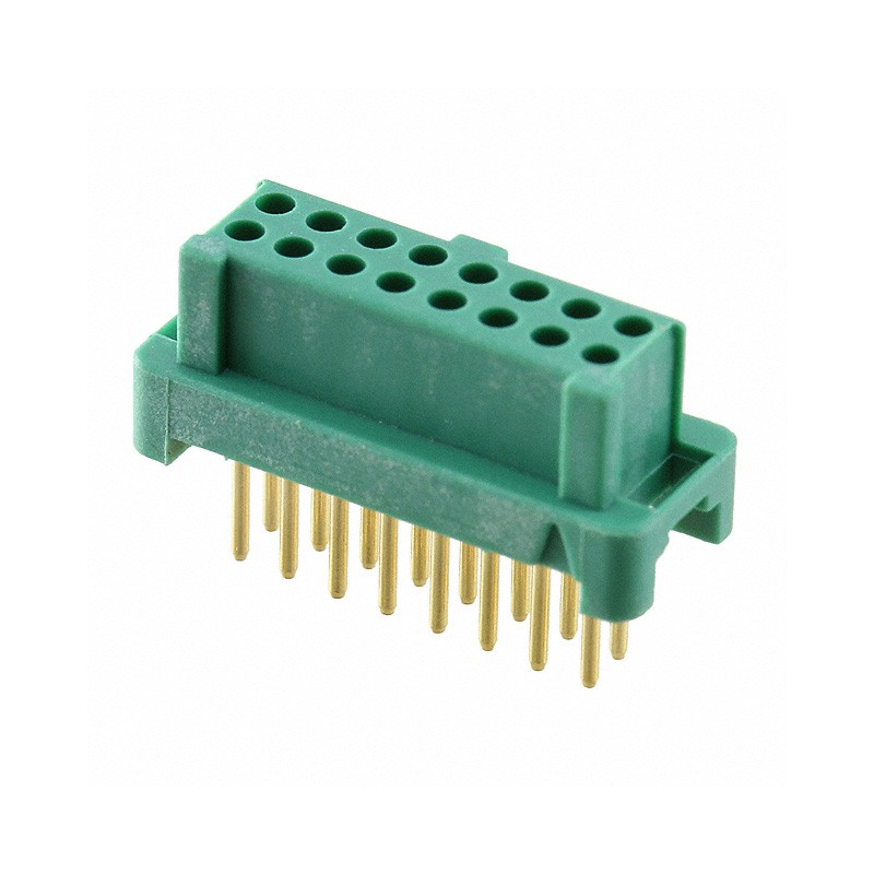 1 pcs : G125-FV11605L0P - CONN RCPT 16POS 0.049 GOLD PCB