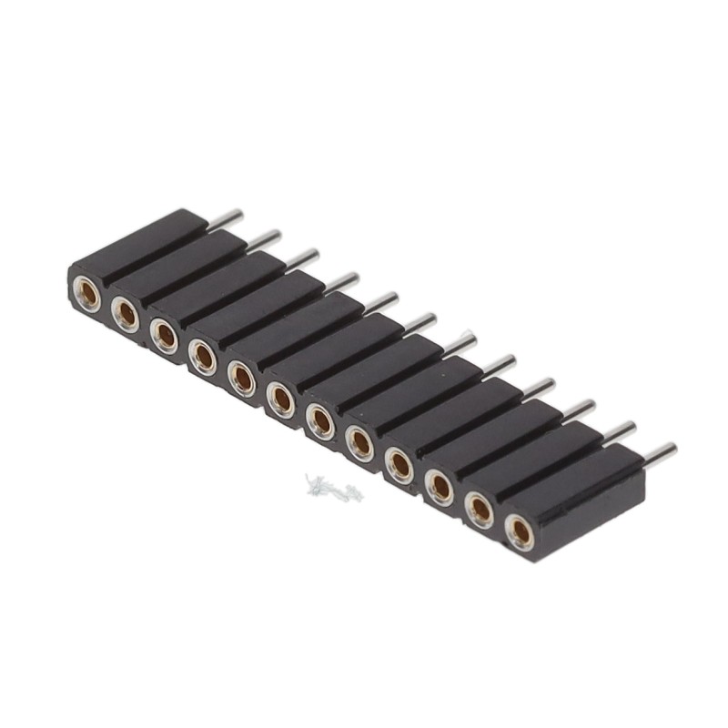 1 pcs : 801-41-012-10-001000 - CONN RCPT 12POS 0.1 GOLD PCB