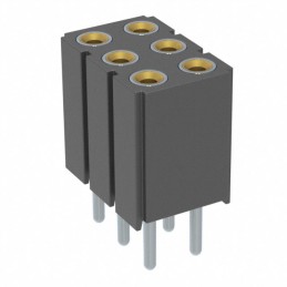 1 pcs : 803-43-006-10-001000 - CONN RCPT 6POS 0.1 GOLD PCB