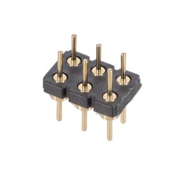 1 pcs : 464-10-206-00-580000 - CONN HEADER VERT 6POS 2.54MM