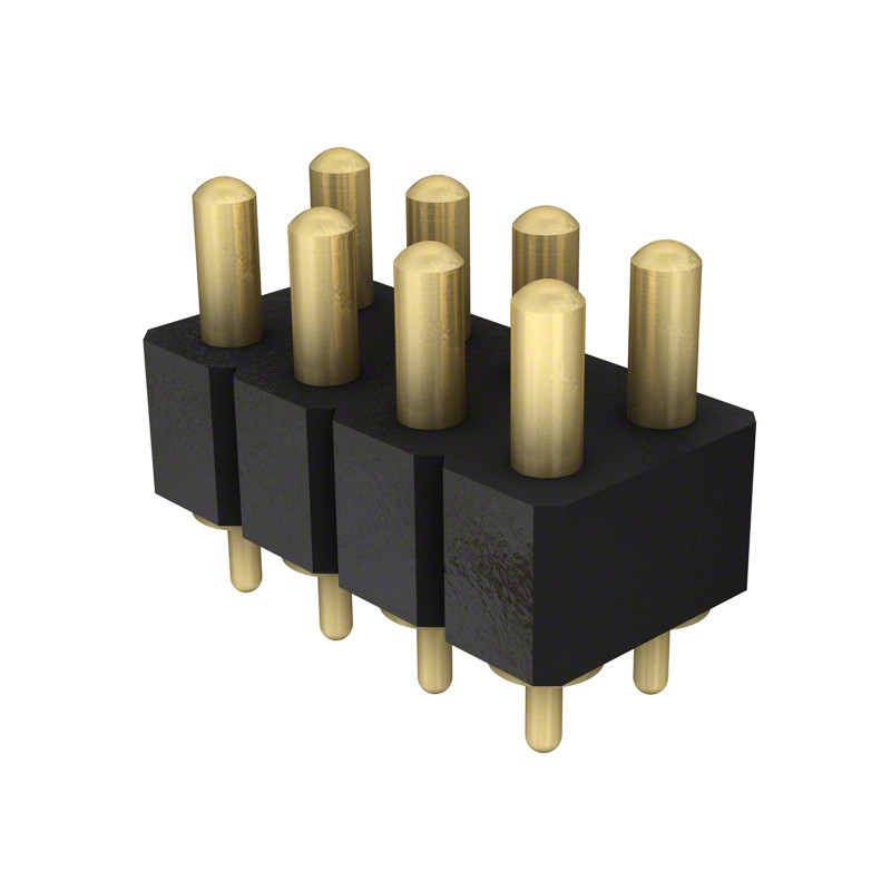 1 pcs : 823-22-008-10-004101 - CONN SPRING PISTON 8POS PCB