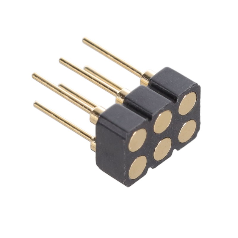 1 pcs : 419-10-206-00-002000 - CONN SPRING TARGET 6POS PCB