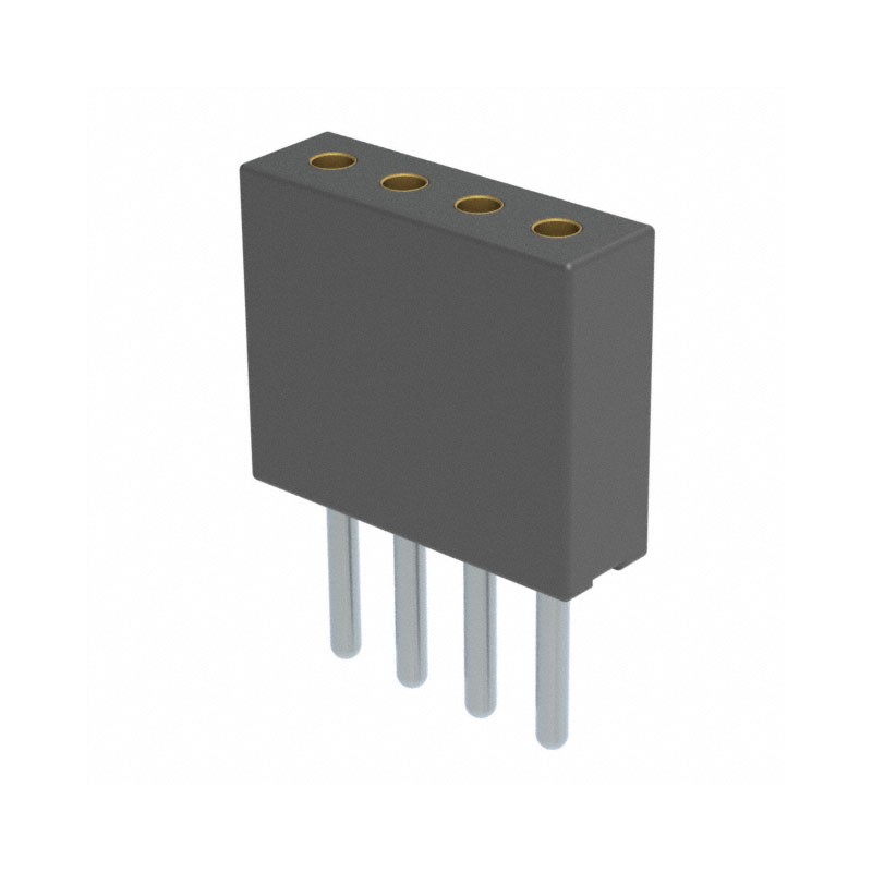 1 pcs : 851-43-004-10-002000 - CONN RCPT 4POS 0.05 GOLD PCB