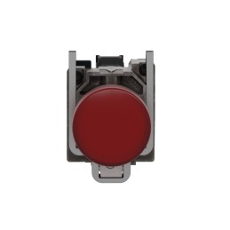 1 pcs - Schneider Electric, Harmony XB4, Panel Mount Red LED Pilot Light, 22mm Cutout, IP66, IP67, IP69(IP69K), 24V ac/dc