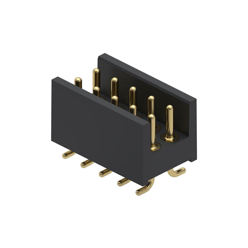 1 pcs : 802-10-010-30-052000 - CONN HEADER SMD 10POS 2.54MM