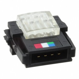 1 pcs : DCN4-BR4 - CONN PLUG 4POS IDC