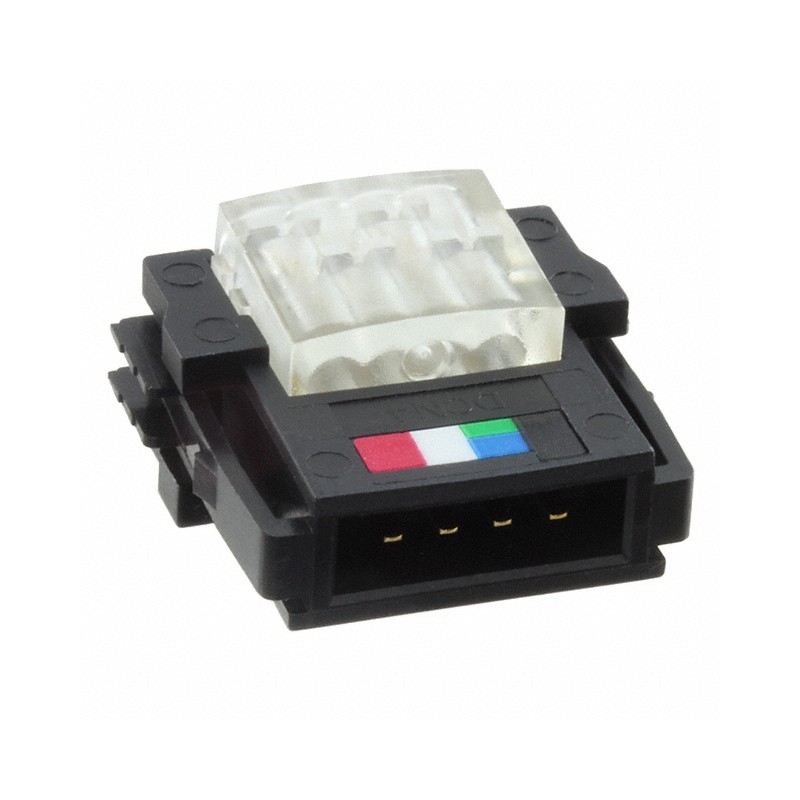 1 pcs : DCN4-BR4 - CONN PLUG 4POS IDC